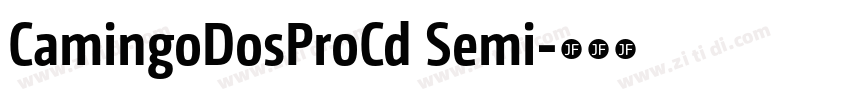 CamingoDosProCd Semi字体转换